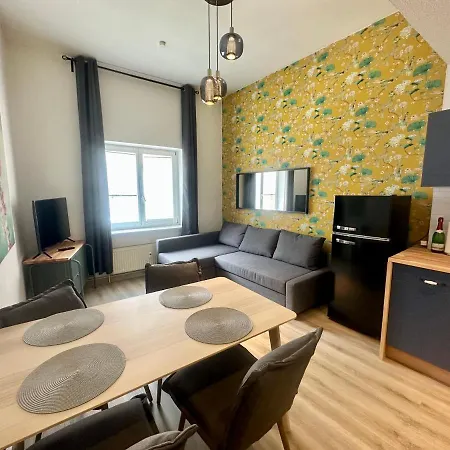 Apartment Zum Gelben Kolibri Inkl. Parkplatz Erfurt Exterior foto