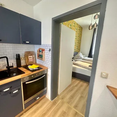 Apartment Zum Gelben Kolibri Inkl. Parkplatz Erfurt Exterior foto